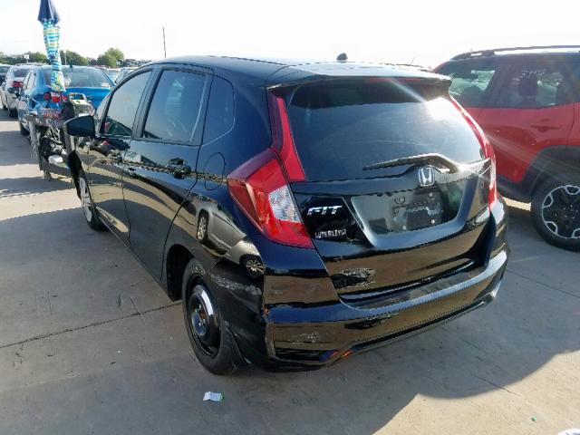 3HGGK5H43KM706720 - 2019 HONDA FIT LX BLACK photo 3