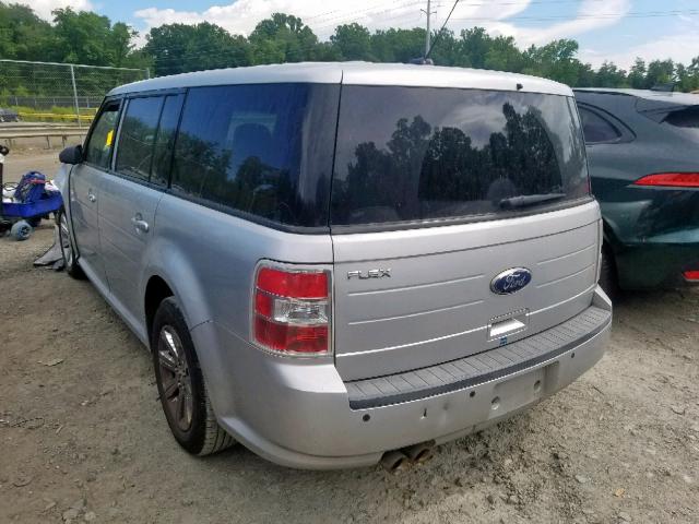 2FMGK5BCXCBD10233 - 2012 FORD FLEX SE SILVER photo 3