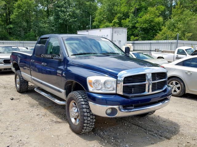 3D7KS28C47G758643 - 2007 DODGE RAM 2500 S BLUE photo 1