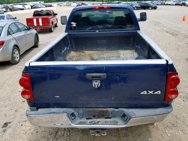 3D7KS28C47G758643 - 2007 DODGE RAM 2500 S BLUE photo 10