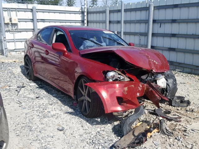 JTHBE262962002484 - 2006 LEXUS IS 350 RED photo 1