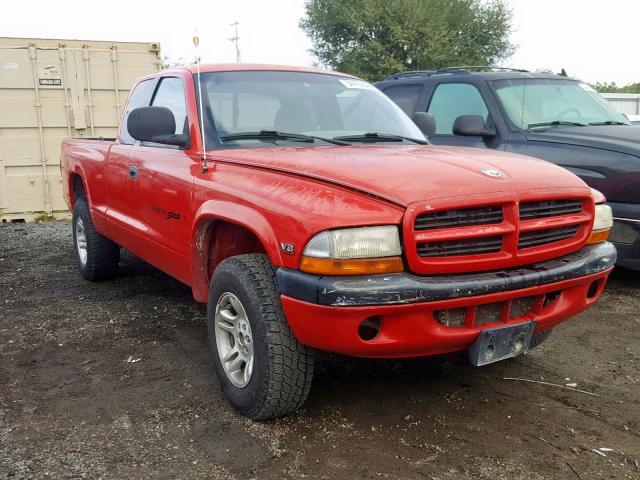 1B7GG23Y9VS125050 - 1997 DODGE DAKOTA RED photo 1