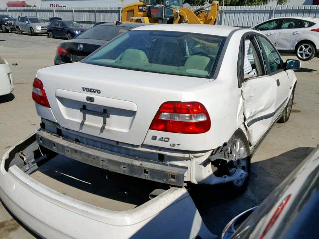 YV1VS29551F641678 - 2001 VOLVO S40 1.9T WHITE photo 4