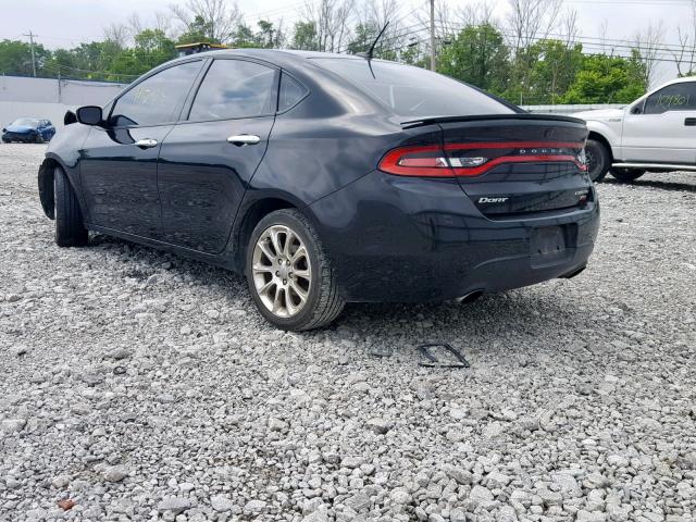 1C3CDFCH5DD294097 - 2013 DODGE DART LIMIT BLACK photo 3