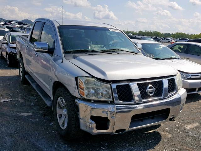 1N6AA07B54N520015 - 2004 NISSAN TITAN XE/S SILVER photo 1