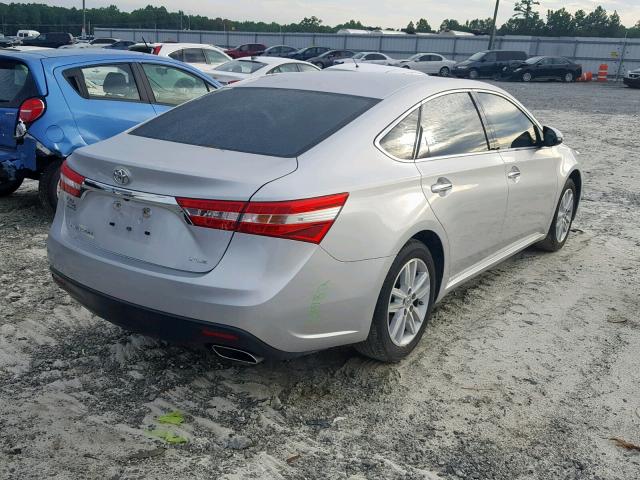 4T1BK1EB4DU028865 - 2013 TOYOTA AVALON BAS SILVER photo 4