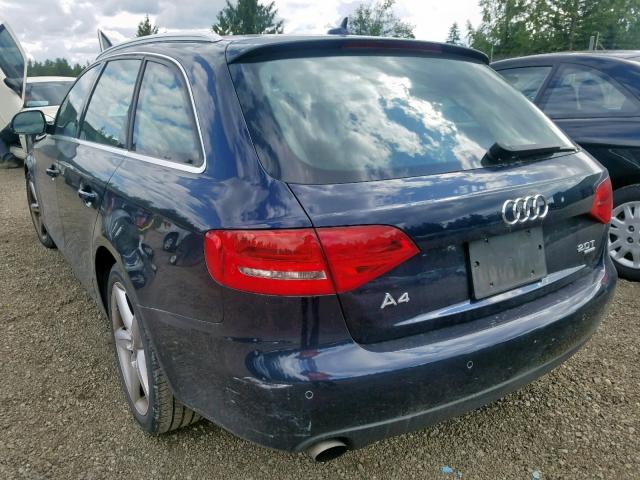 WAUXF78K49A160236 - 2009 AUDI A4 PRESTIG BLUE photo 3