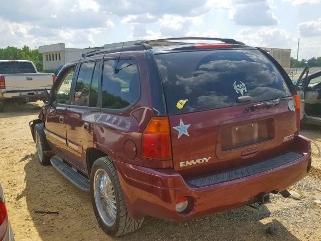 1GKDT13S132320646 - 2003 GMC ENVOY BURGUNDY photo 3