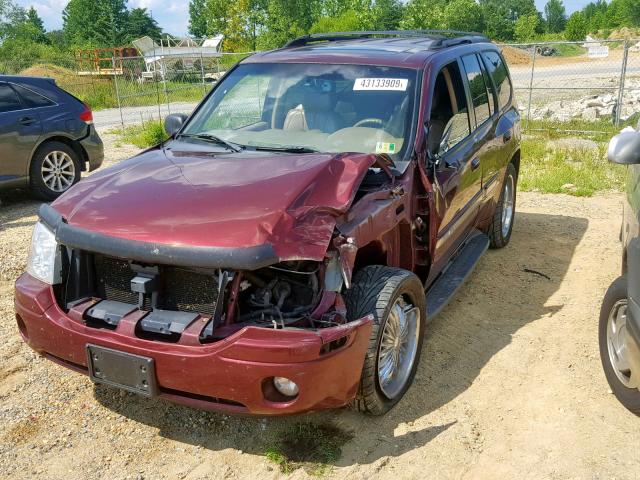 1GKDT13S132320646 - 2003 GMC ENVOY BURGUNDY photo 9