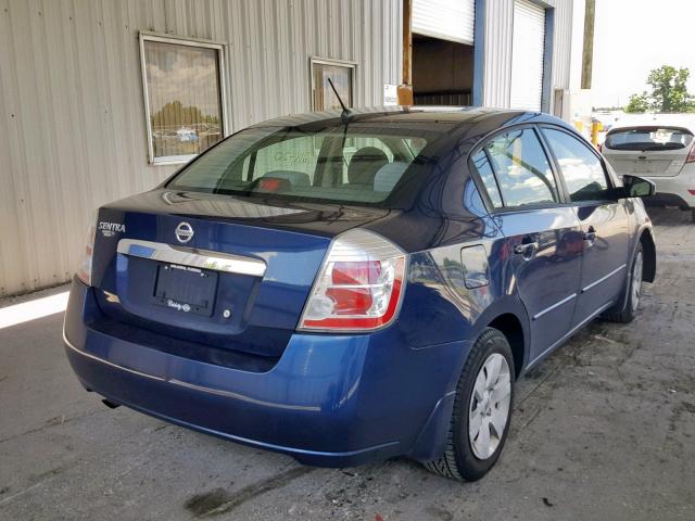 3N1AB6APXAL601582 - 2010 NISSAN SENTRA 2.0 BLUE photo 4