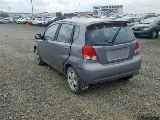 KL2TD696X6B636761 - 2006 PONTIAC WAVE GRAY photo 3