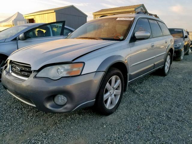 4S4BP62C177301274 - 2007 SUBARU OUTBACK OU SILVER photo 2