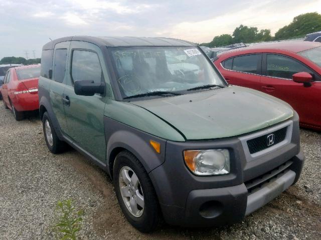 5J6YH28544L001447 - 2004 HONDA ELEMENT EX GREEN photo 1