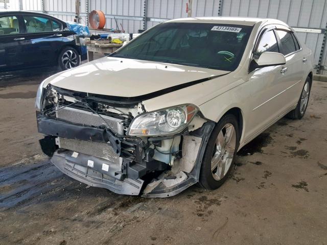 1G1ZC5E08CF325008 - 2012 CHEVROLET MALIBU 1LT 奶油色 照片 2