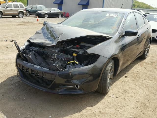 1C3CDFBA3DD338280 - 2013 DODGE DART SXT BLACK photo 2