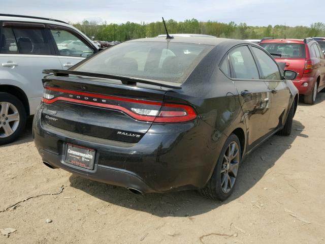 1C3CDFBA3DD338280 - 2013 DODGE DART SXT BLACK photo 4