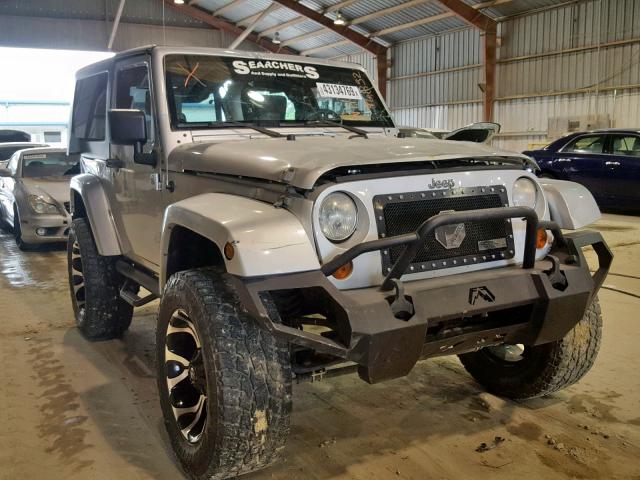 1J8FA541X9L708882 - 2009 JEEP WRANGLER S SILVER photo 1