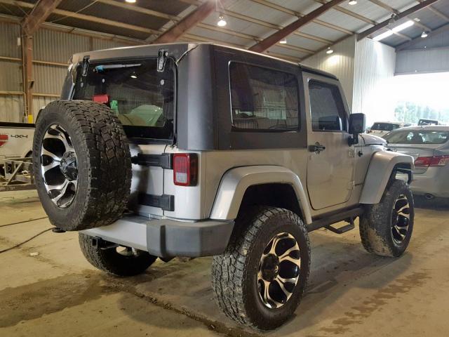 1J8FA541X9L708882 - 2009 JEEP WRANGLER S SILVER photo 4