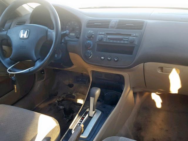 2HGES16324H621380 - 2004 HONDA CIVIC DX V GREEN photo 9