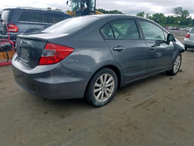 2HGFB2F98CH525346 - 2012 HONDA CIVIC EXL 银色 照片 4