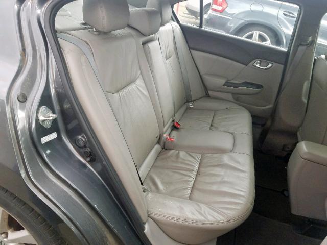 2HGFB2F98CH525346 - 2012 HONDA CIVIC EXL 银色 照片 6