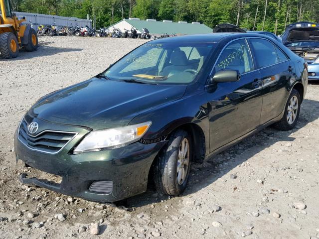 4T1BF3EK1BU714665 - 2011 TOYOTA CAMRY BASE GREEN photo 2