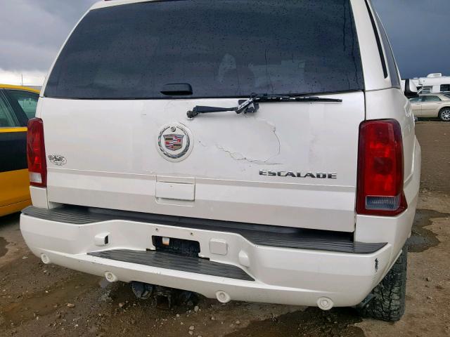 1GYEK63N35R198631 - 2005 CADILLAC ESCALADE L WHITE photo 10