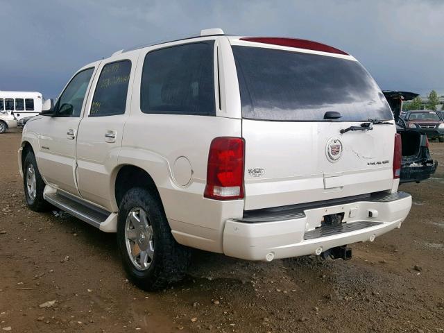 1GYEK63N35R198631 - 2005 CADILLAC ESCALADE L WHITE photo 3