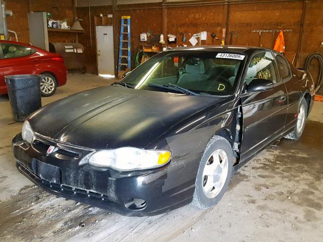 2G1WX12K049329862 - 2004 CHEVROLET MONTE CARL BLACK photo 2