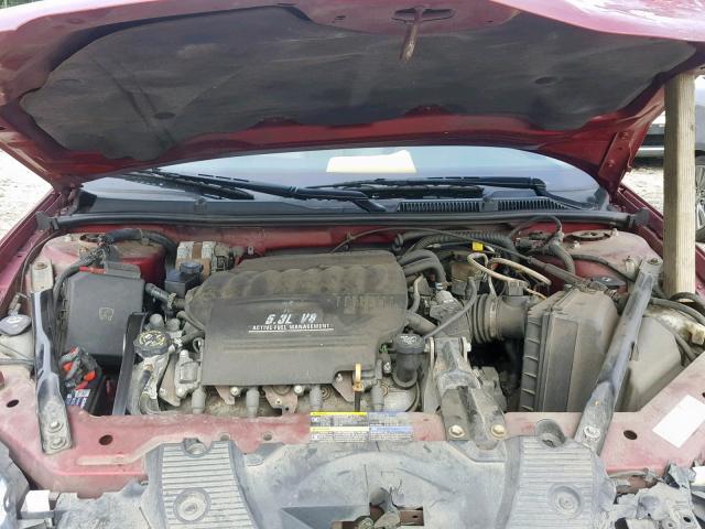 2G1WD58C989257050 - 2008 CHEVROLET IMPALA SUP RED photo 7
