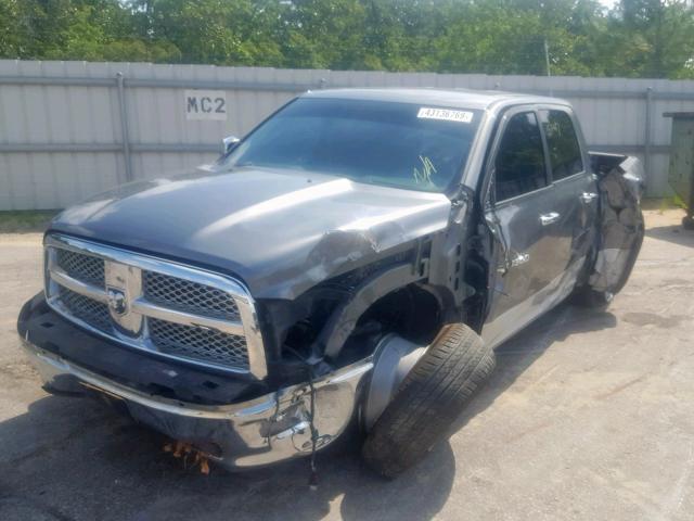 1C6RD6NTXCS281726 - 2012 DODGE RAM 1500 L GRAY photo 2