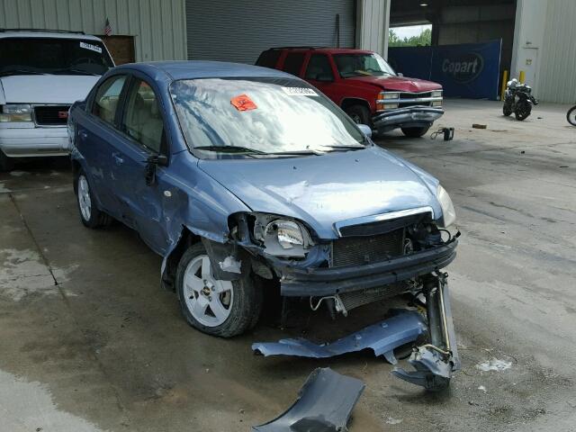 KL1TG56697B046143 - 2007 CHEVROLET AVEO LT BLUE photo 1