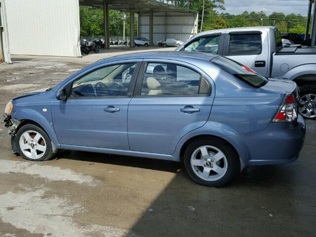 KL1TG56697B046143 - 2007 CHEVROLET AVEO LT BLUE photo 10