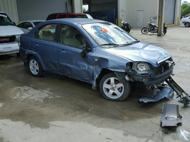 KL1TG56697B046143 - 2007 CHEVROLET AVEO LT BLUE photo 9