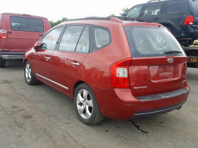 KNAFG526377117400 - 2007 KIA RONDO LX RED photo 3