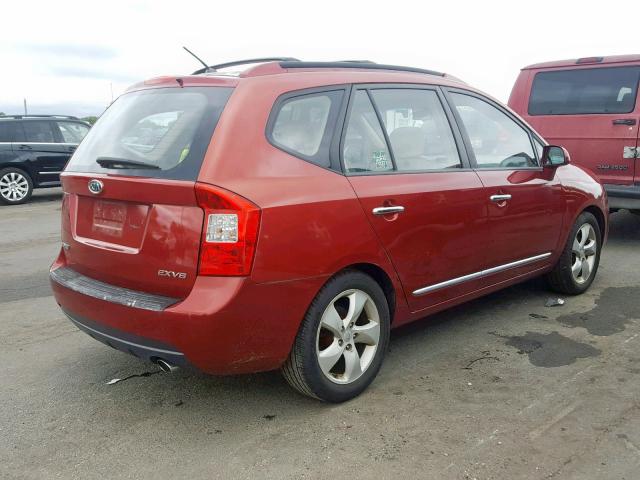 KNAFG526377117400 - 2007 KIA RONDO LX RED photo 4