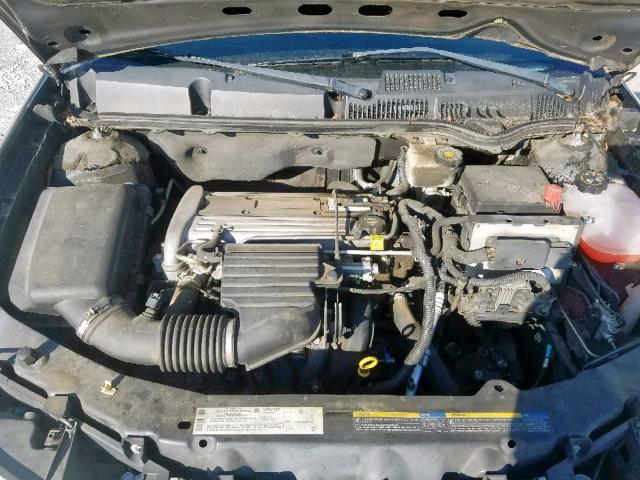 1G8AN12F54Z203605 - 2004 SATURN ION LEVEL BLACK photo 7