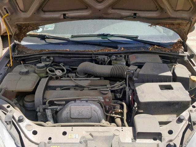 1FAFP34324W183874 - 2004 FORD FOCUS SE C BROWN photo 7