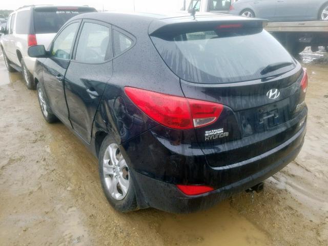 KM8JTCAC9BU281115 - 2011 HYUNDAI TUCSON GL BLACK photo 3