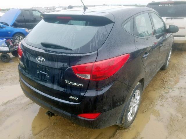 KM8JTCAC9BU281115 - 2011 HYUNDAI TUCSON GL BLACK photo 4