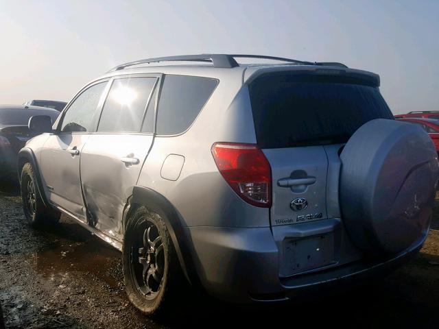 JTMBD31V975066472 - 2007 TOYOTA RAV4 LIMIT SILVER photo 3