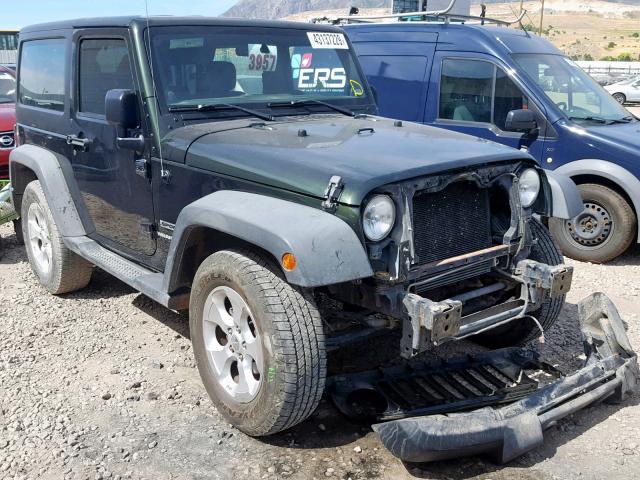 1J4AA2D17BL599507 - 2011 JEEP WRANGLER S GREEN photo 1