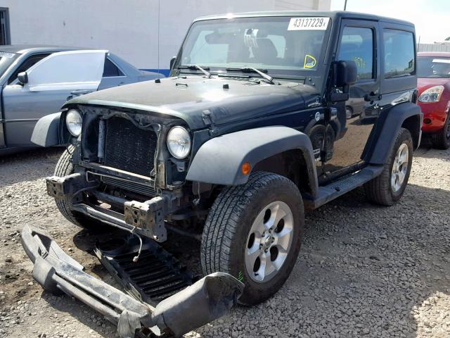 1J4AA2D17BL599507 - 2011 JEEP WRANGLER S GREEN photo 2