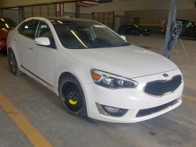 KNALN4D73E5147918 - 2014 KIA CADENZA PR WHITE photo 1