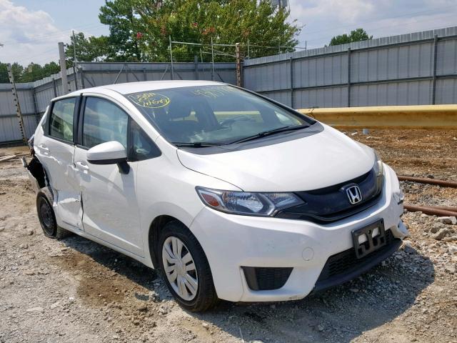 JHMGK5H55HS018952 - 2017 HONDA FIT LX WHITE photo 1