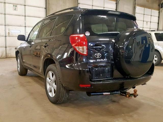 JTMBK31VX86028198 - 2008 TOYOTA RAV4 LIMIT BLACK photo 3