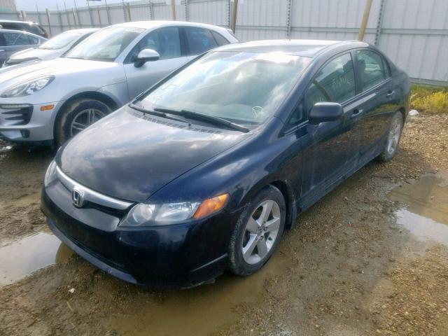 2HGFA16317H026578 - 2007 HONDA CIVIC DX BLACK photo 2