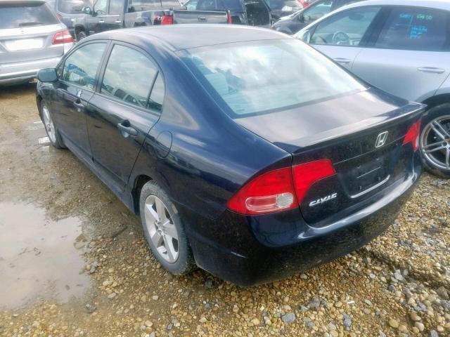 2HGFA16317H026578 - 2007 HONDA CIVIC DX BLACK photo 3