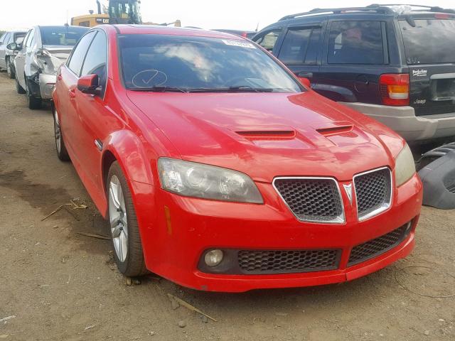 6G2ER57758L149971 - 2008 PONTIAC G8 RED photo 1