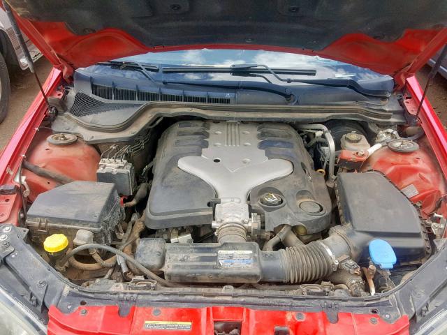 6G2ER57758L149971 - 2008 PONTIAC G8 RED photo 7